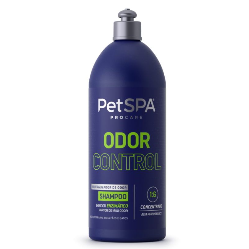 Shampoo Neutralizador PetSPA 1L Odor Control banho e tosa 1:6